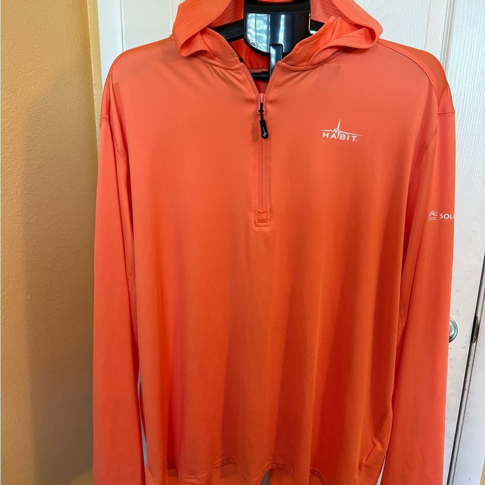 Habit Orange Long Sleeve Hoodie